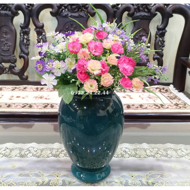 BÌNH HÚT LỘC QUÀ TẶNG ĐẸP BÌNH GỐM BÁT TRÀNG TRƯNG BÀY DECOR