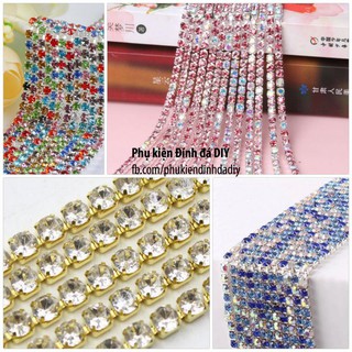 Dây đá pha lê 2,8mm (50cm) - Phụ kiện đính điện thoại