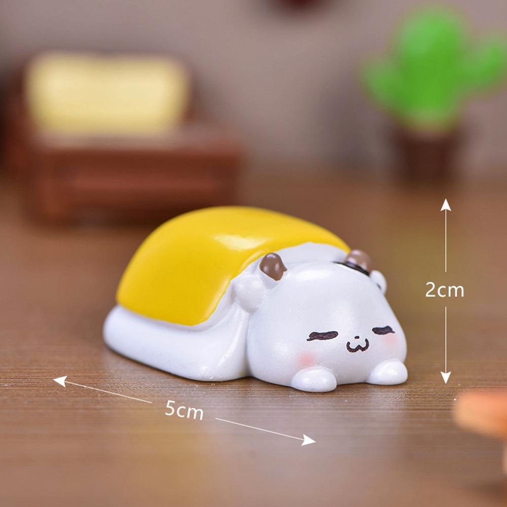 Mô Hình Chú Bò Sữa Bằng Nhựa Resin Độc Đáo Trang Trí Tiểu Cảnh
