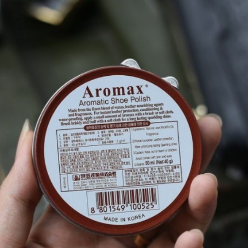 Xi đánh giầy cao cấp hàn quốc Aromax màu đen , nâu ,vàng bò trắng