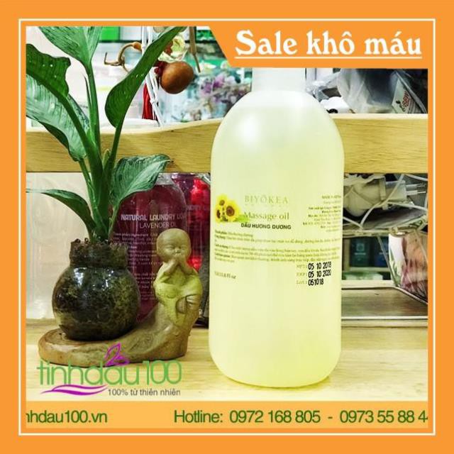 lh Dầu hướng dương Massage oil Biyokea 1000ml