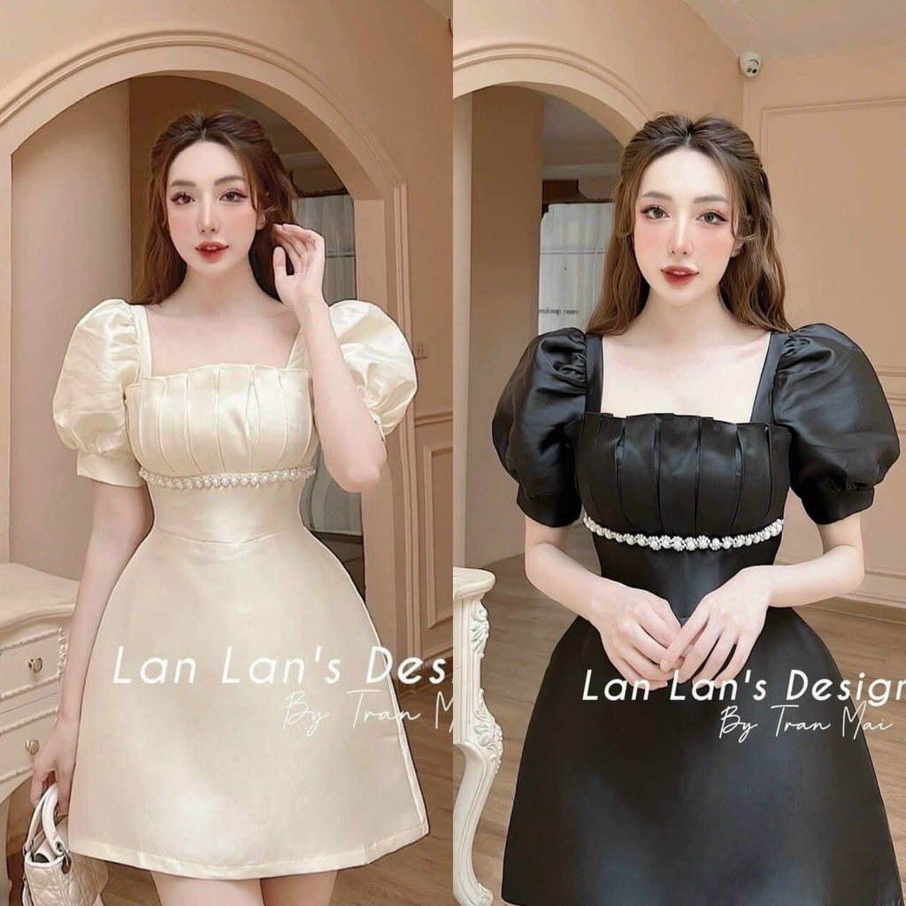 ĐẦM CỔ U VIỀN ĐÁ