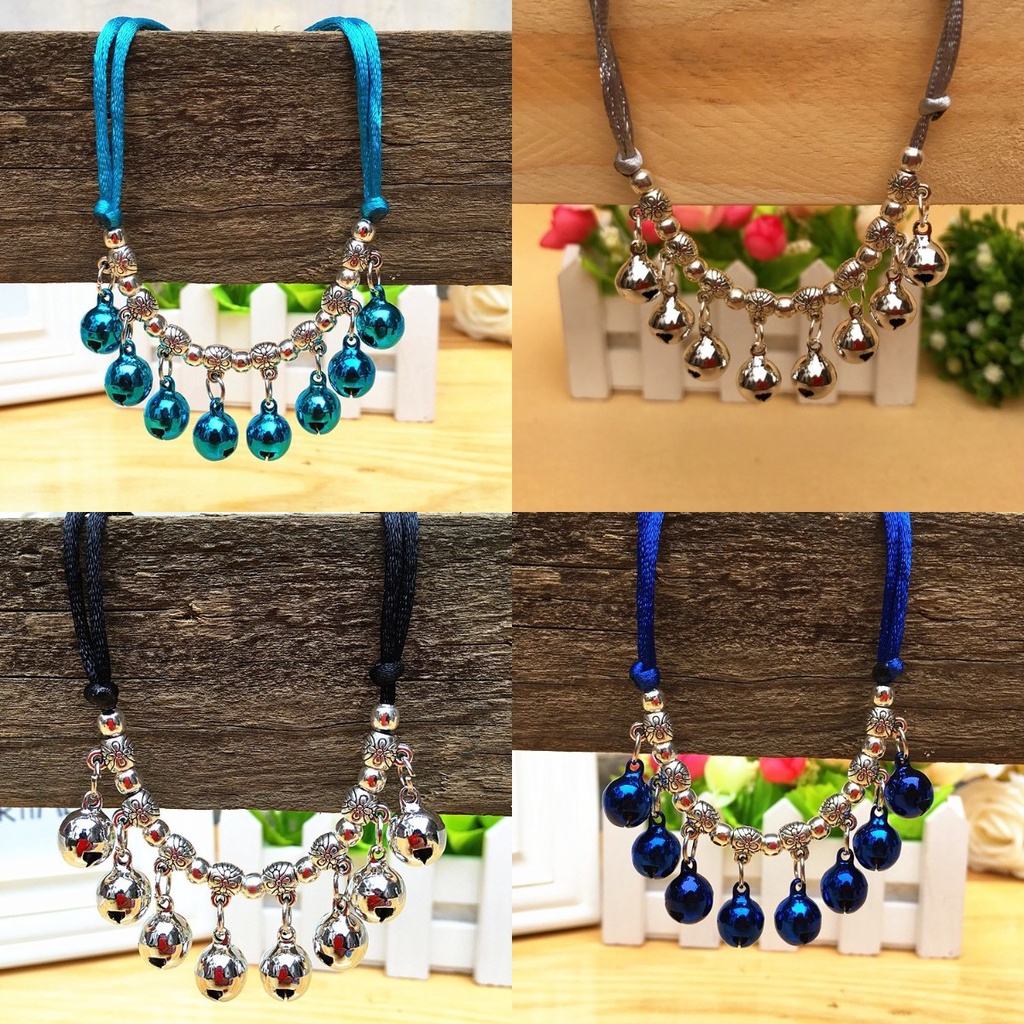Vòng Cổ Có Chuông Màu Sắc Tươi Sáng Thời Trang Cho Thú Cưng