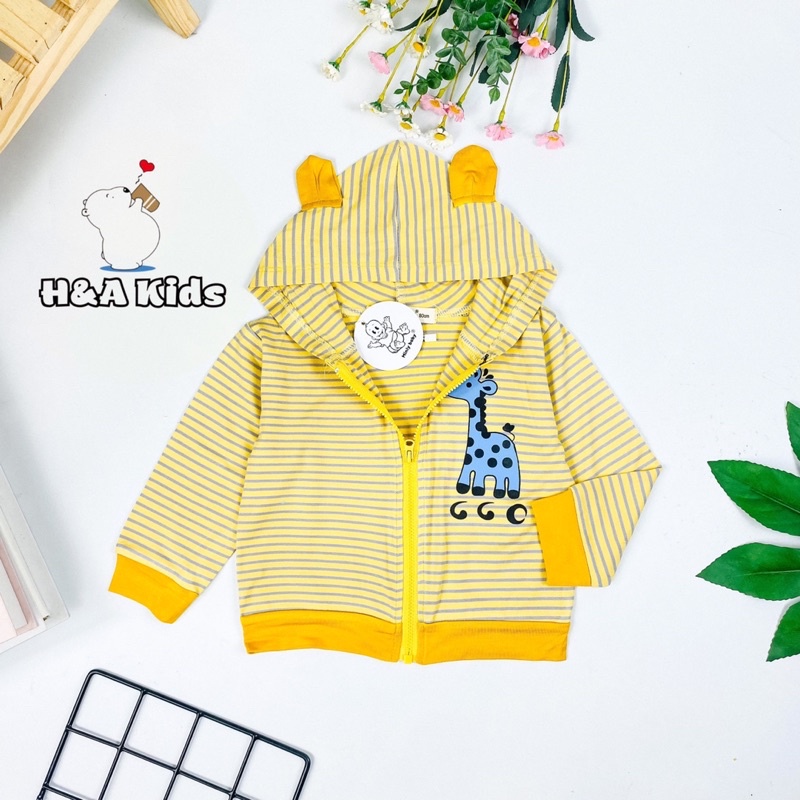 Áo khoác cho bé 17-29kg ,sọc dệt Visco hàng Baby siêu mịn , siêu mát .