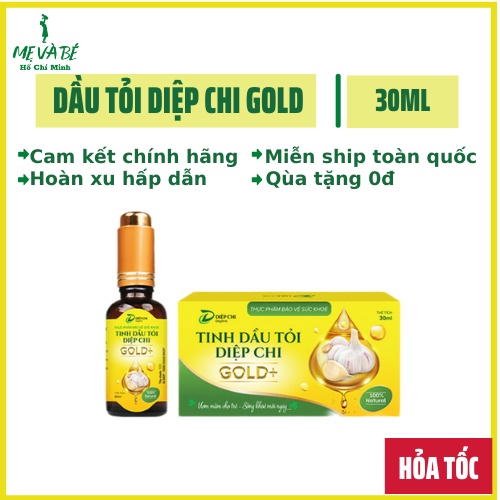 Dầu Tỏi Diệp Chi Gold+ - tặng rửa mũi Natip