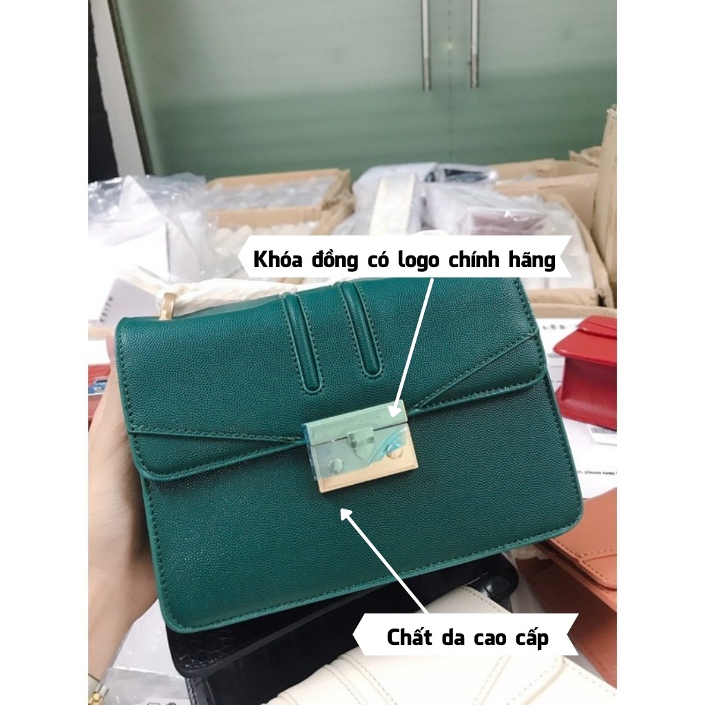 Túi xách nữ đeo chéo, túi đi chơi, đi học VINICHY, da cao cấp size 24cm Ct002