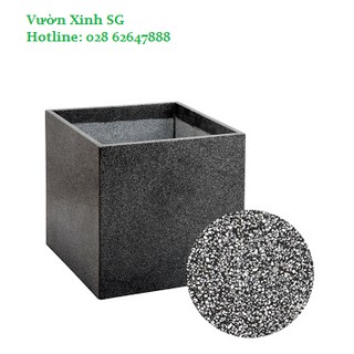 Chậu đá mài VUÔNG 36*36*36 - Đen