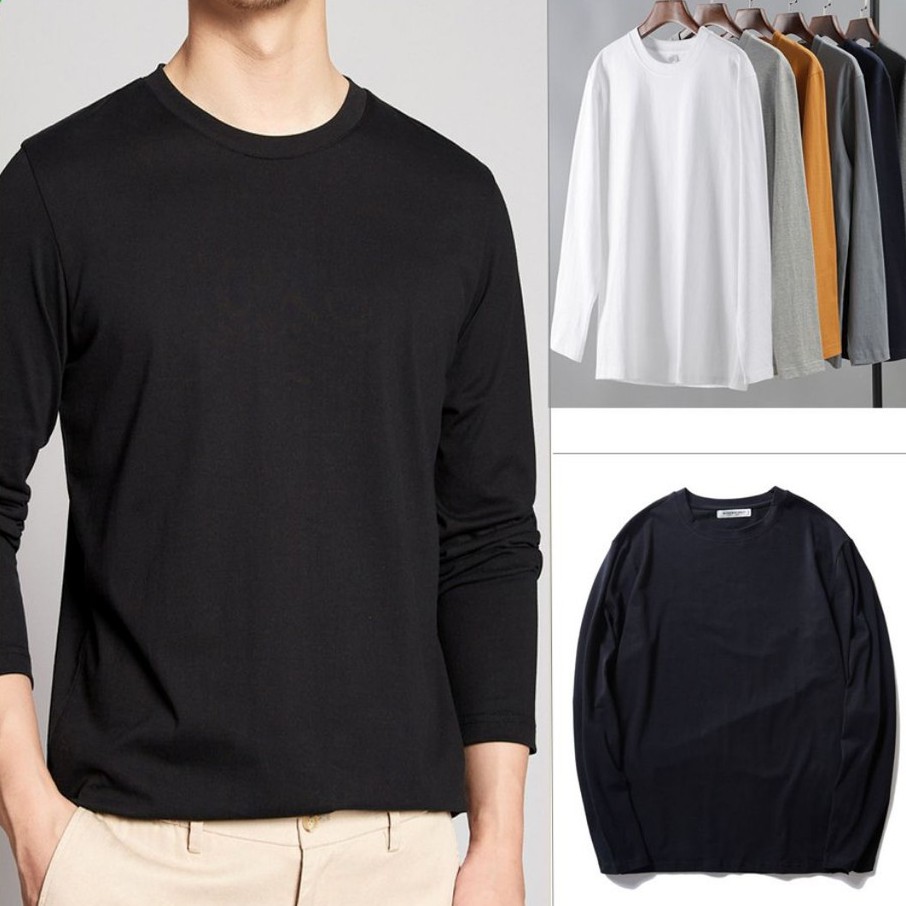 Áo thun thu đông dài tay mềm mịn