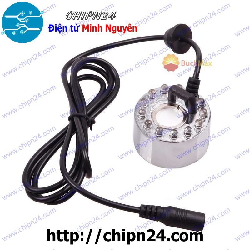 [1 CÁI] (E140) Đầu Phun Sương Siêu Âm 12 Led 24V