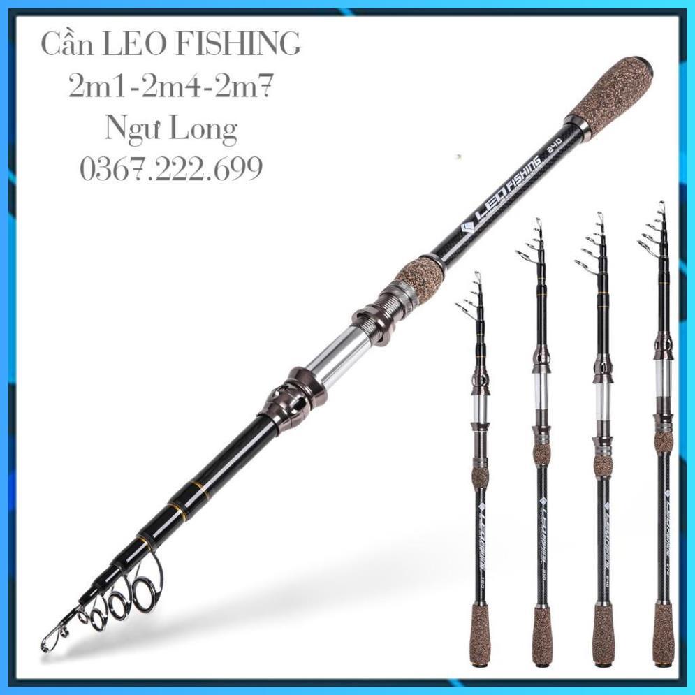 Cần câu carbon leo fishing cao cấp đầu chống xoắn