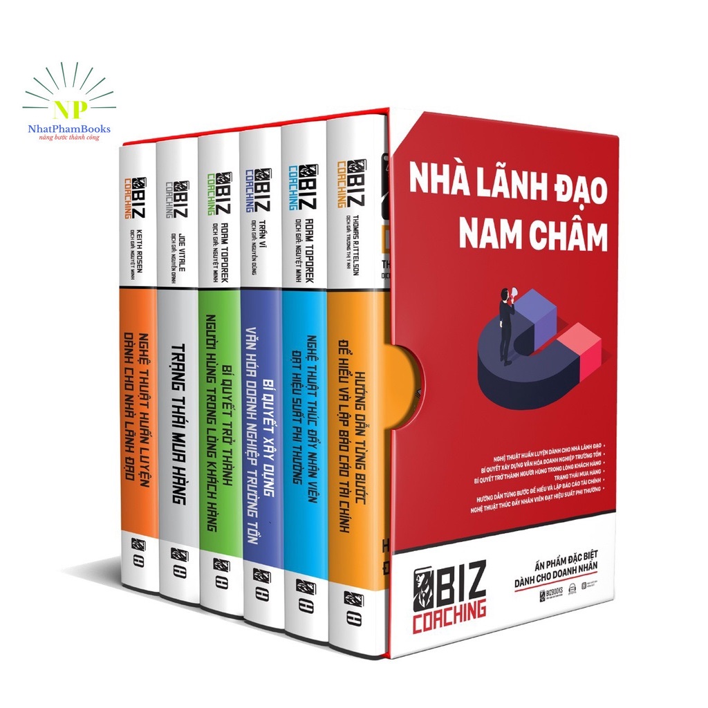 Sách - Combo Trọn Bộ (Boxset)Biz Coaching: Quản Trị Doanh Nghiệp Từ Những Khối Óc Hàng Đầu Thế Giới Tặng Audio Books