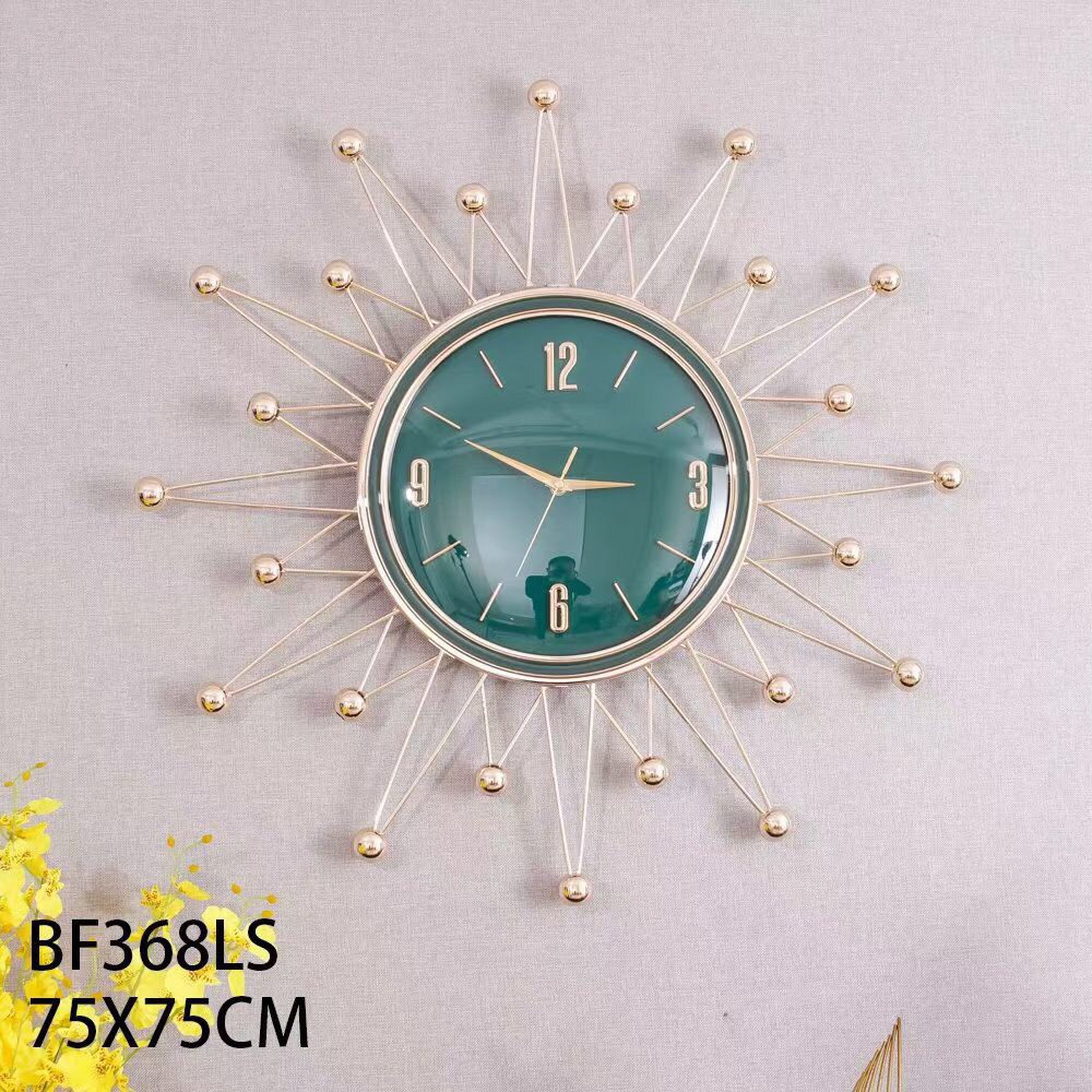 Đồng Hồ Treo Tường Decor Trang Trí Chất Liệu Inox Mạ Titan Công Nghệ PVD Cao Cấp KD368