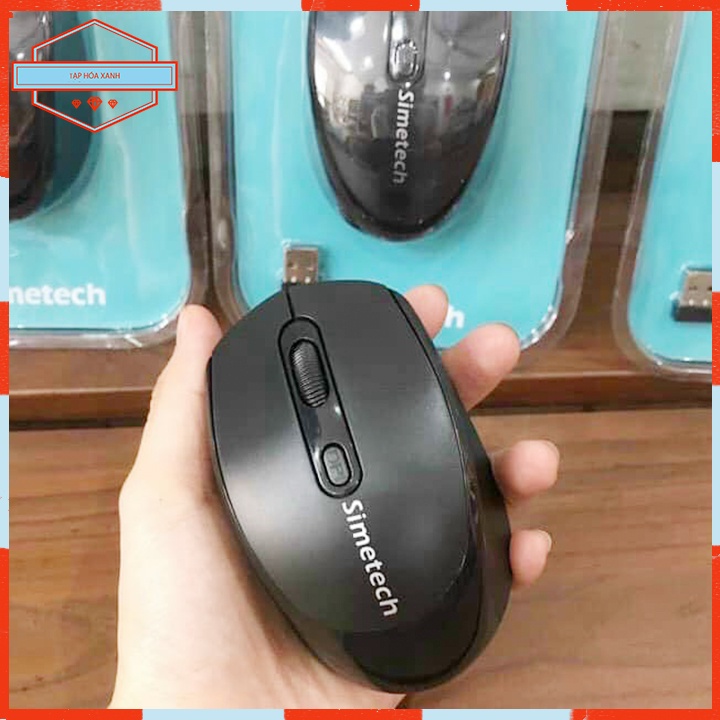 Chuột Máy Vi Tính Laptop PC Gaming Không Dây SIMETECH S790 Switch Huano Mouse Game Văn Phòng