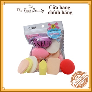 [SIÊU SALE]Set 6 Bông Mút Trang Điểm Tán Kem Nền Phấn Phủ Keli