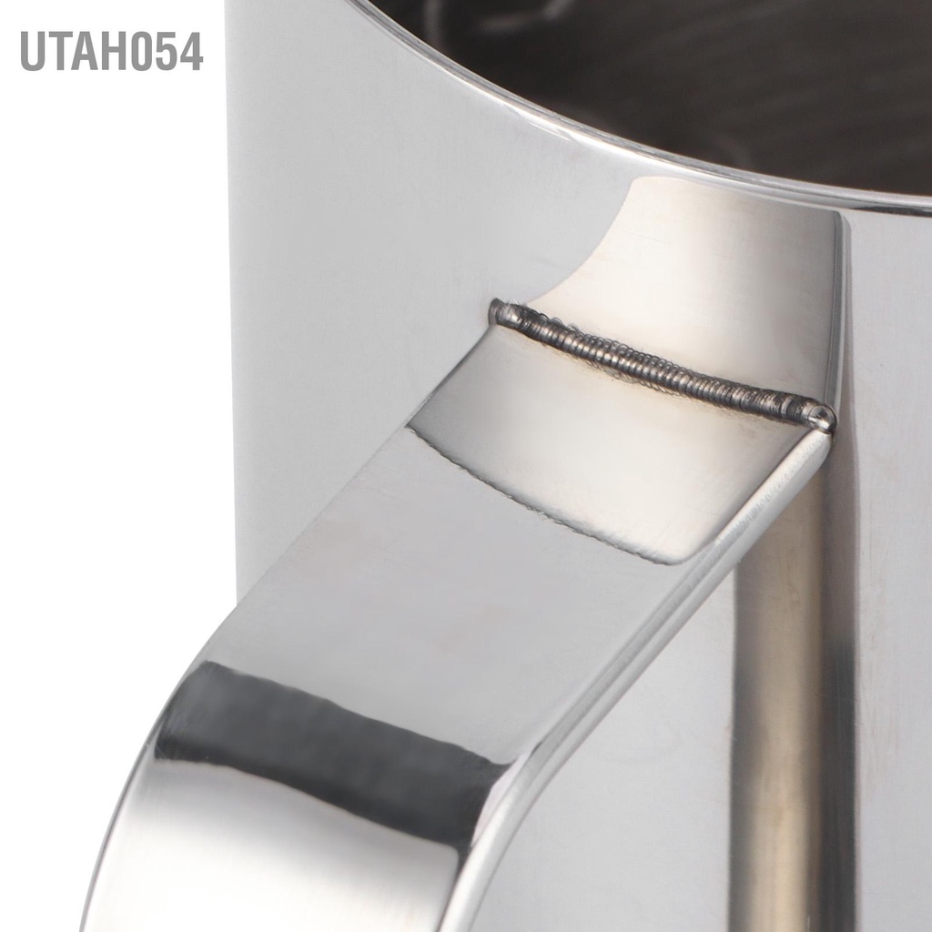 [Hàng Sẵn] Ca Đánh Sữa 600ml 304 Thép không gỉ dùng pha cà phê đa năng tiện dụng【Utah054】