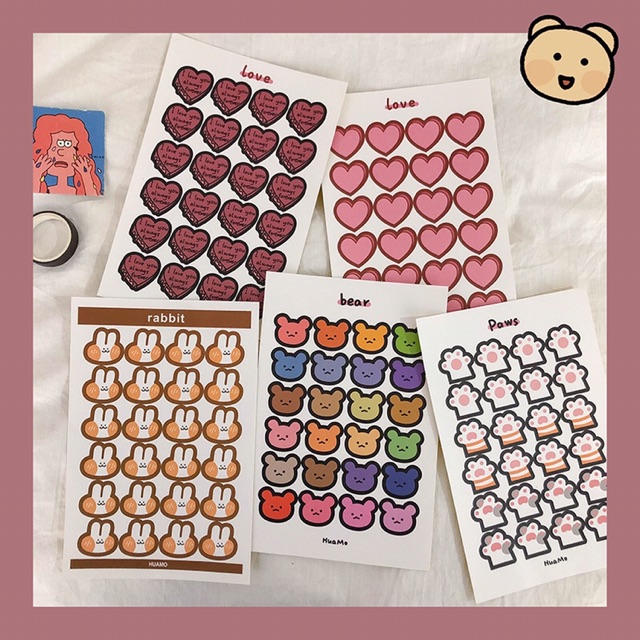 Set Dot Sticker - Nhãn dán Dot Sticker - Sticker trang trí - MilkJoy