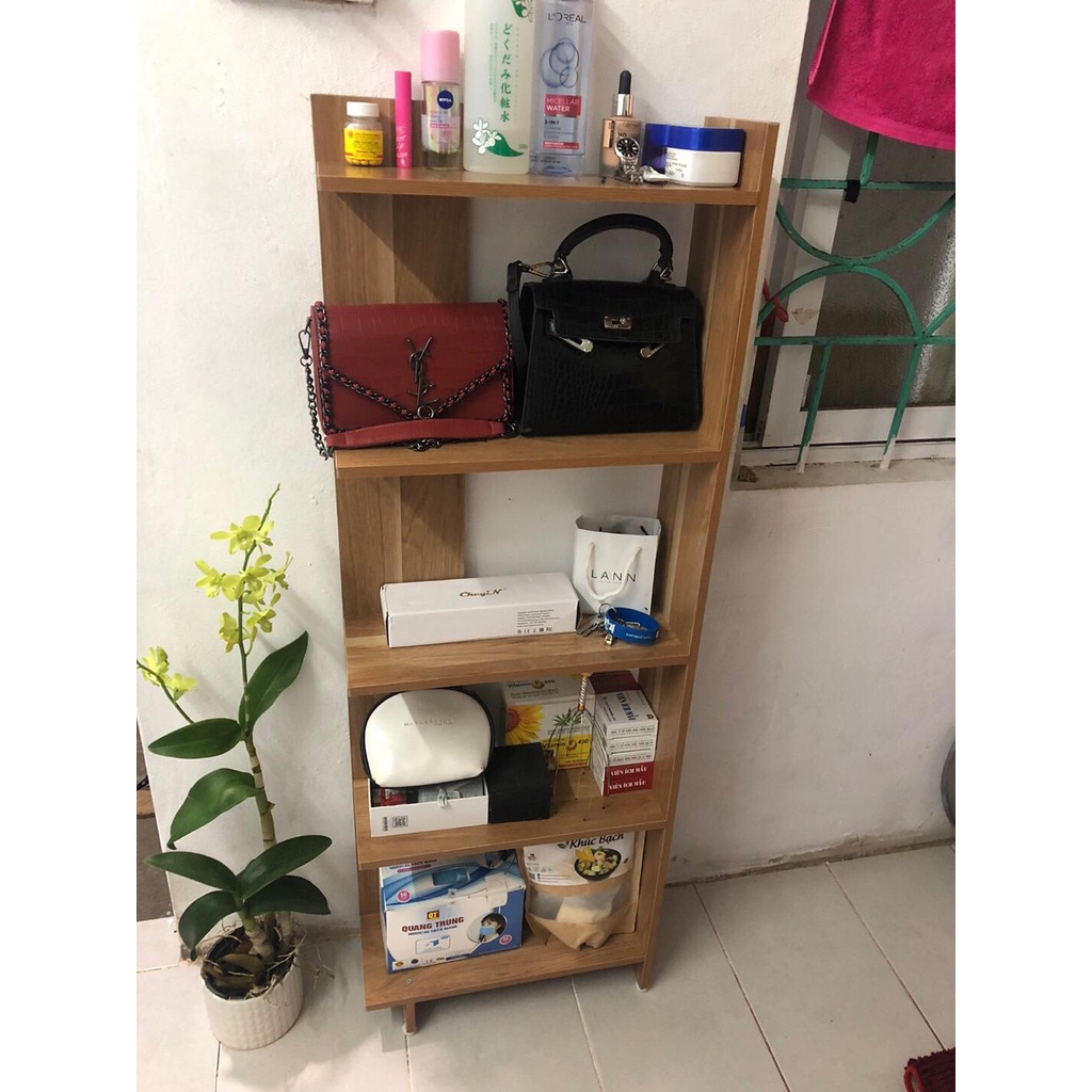 [FREESHIP] Kệ Gỗ CAO CẤP trang trí decor nhà cửa 5 Tầng Đa Năng