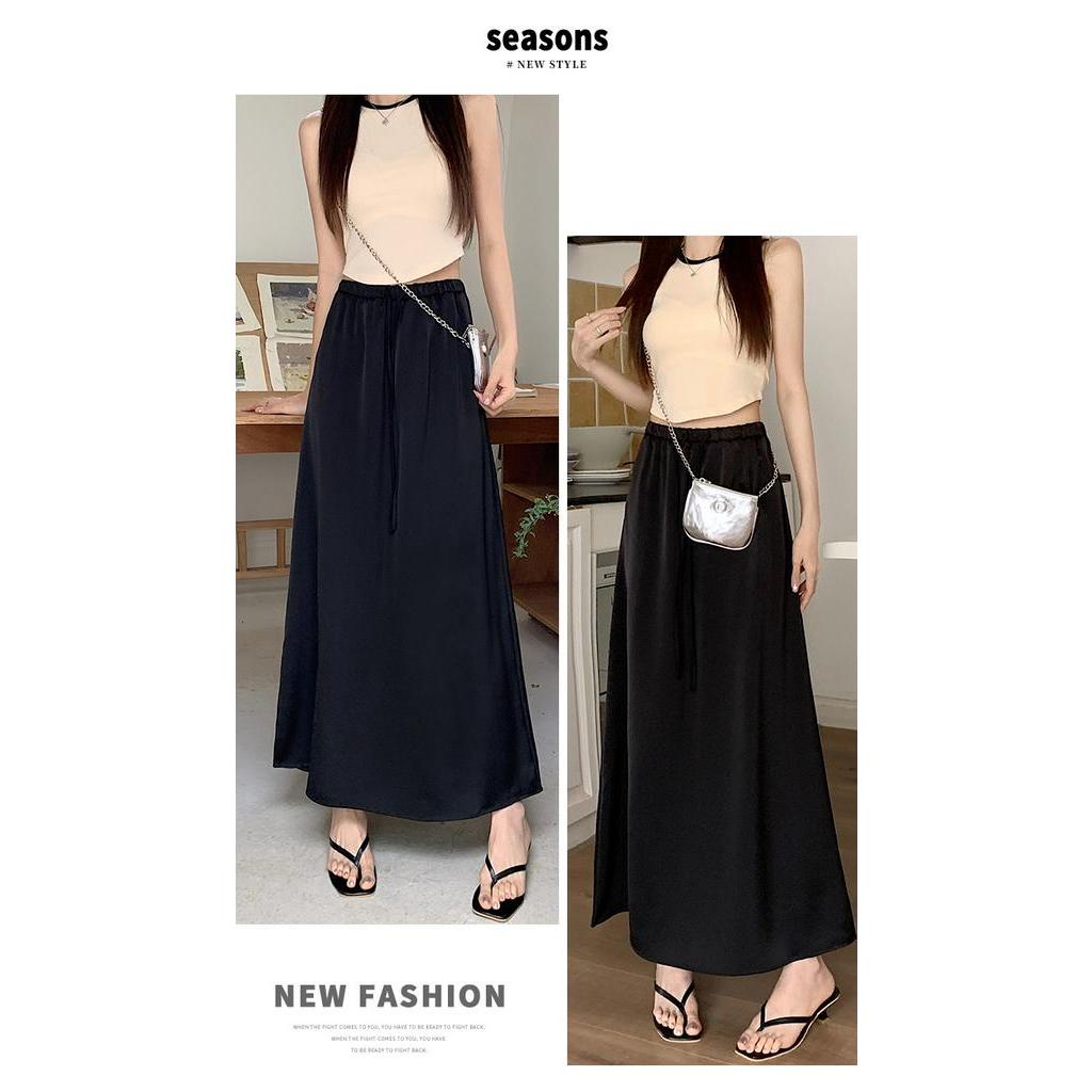Chân Váy Dài Vừa Phối Dây Rút Thời Trang Cho Nữ 66190