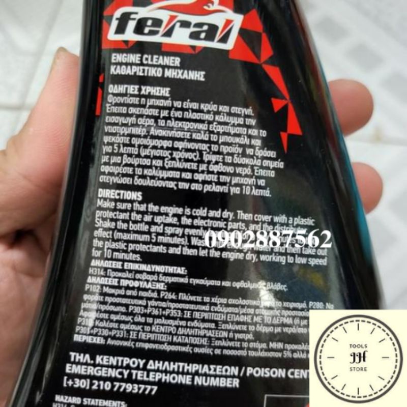 Dung dịch vệ sinh động cơ Feral Engine Cleaner chính hãng