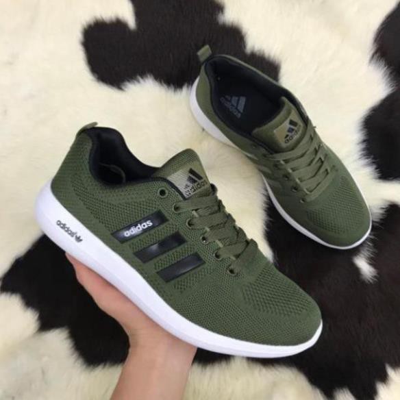 Giày thể thao nam đẹp Giày Adidas nam xanh rêu . 2020 new . 2020 ️🥇 . NEW : : * : ʳ ! # !