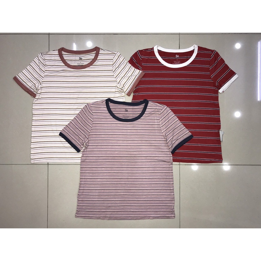 Áo thun ngắn tay nữ rayon xuất khẩu dư xịn