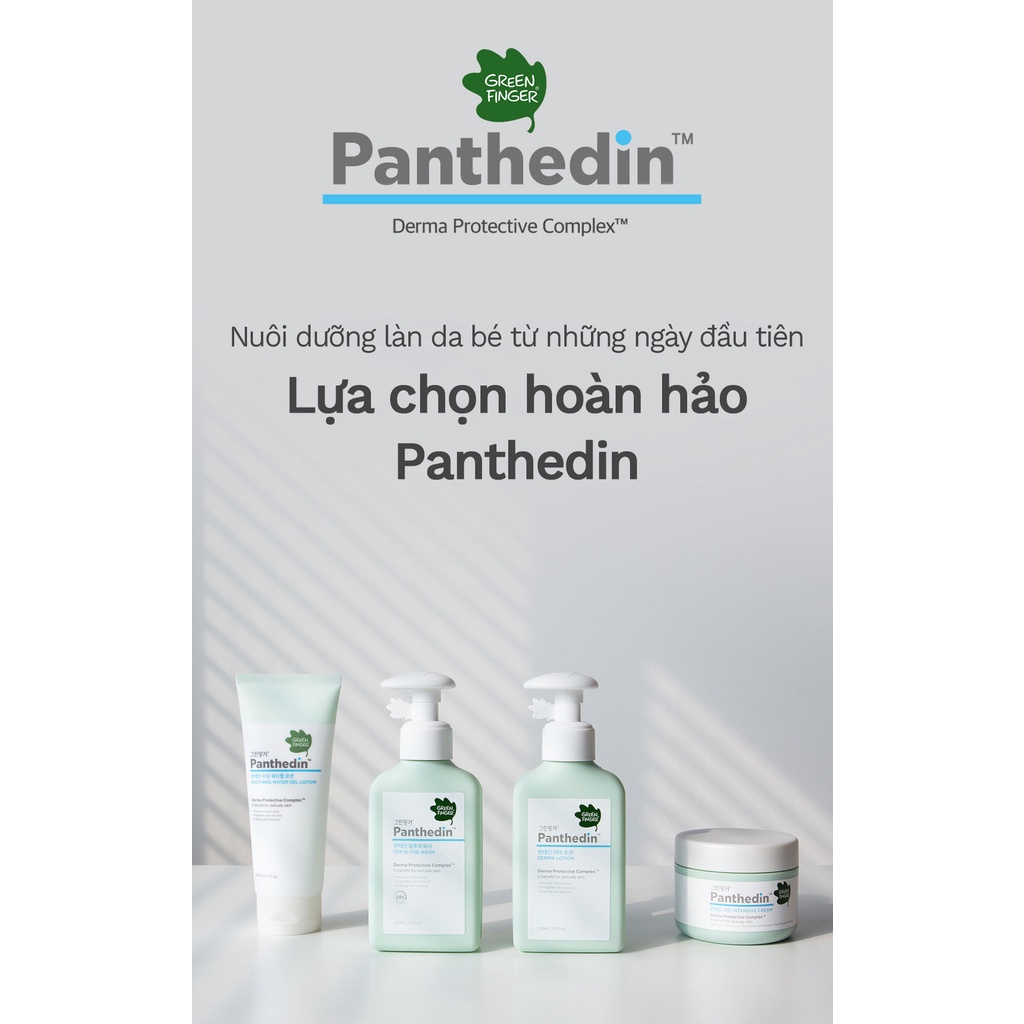 Combo 2 Sữa Tắm Và Sữa Dưỡng Thể Cấp Ẩm Cho Bé Greenfinger Panthedin 230ml