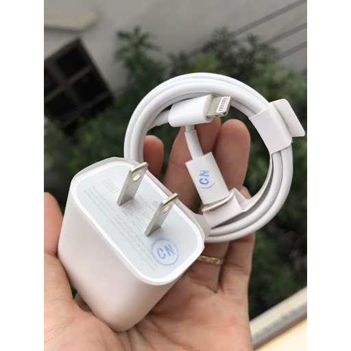 Combo Bộ Củ Cáp iPhone 12 Pro Max, PD TypeC To Lightning 20W (EU/US/VN/Korea)