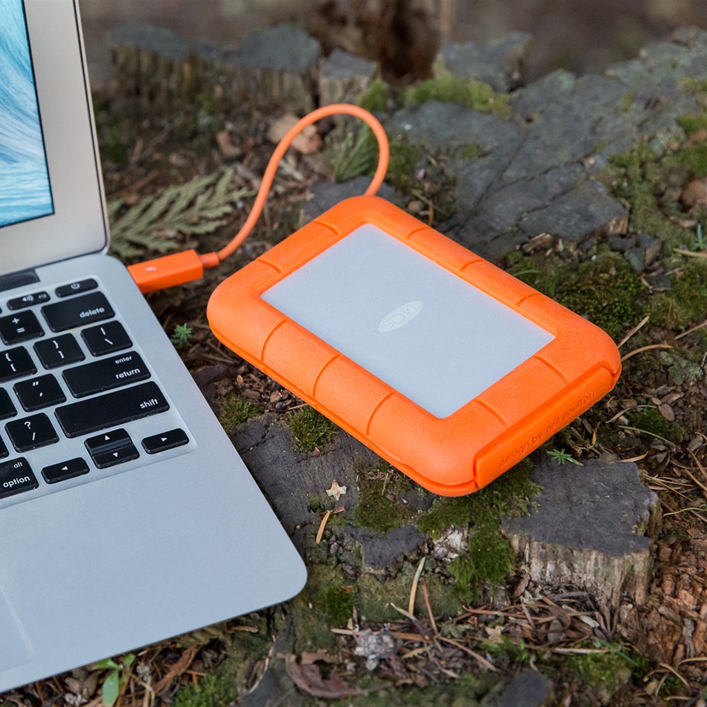 Ổ Cứng Di Động Chống Sốc Lacie Rugged Thunderbolt 2TB, 4TB, 5TB USB-C + Gói cứu dữ liệu