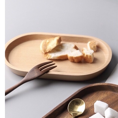 [HOT SẴN] Khay Đựng Thức Ăn Bằng Gỗ Thức Uống Sang Chảnh Cổ Điển Kiểu Nhật.