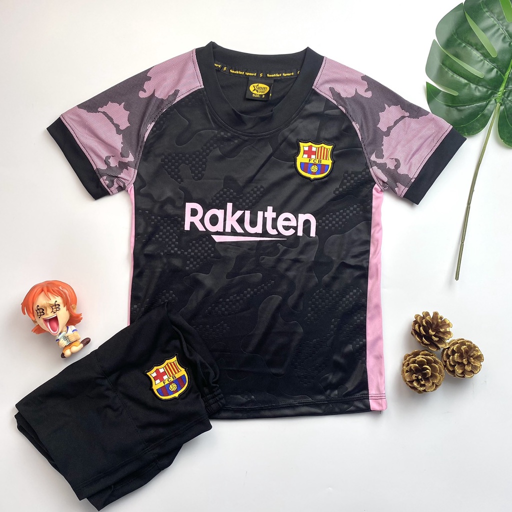 Bộ quần áo đá bóng BARCELONA cho trẻ từ 10kg đến 45kg SV02- ViKi Sport