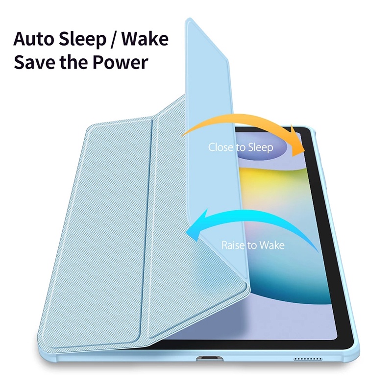 Vỏ bảo vệ máy tính bảng ARESKO có khe bút cho Samsung Galaxy Tab S6 Lite 10.4 Samsung S7 S8 11 IN S7 Plus S7 FE 12.4
