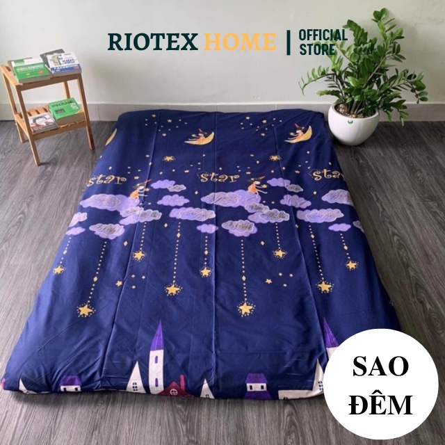 Áo Bọc Nệm Topper 2 Mặt RIOTEX Có Khóa Kéo, Kích Thước 1m/ 1.2m/ 1.4m/ 1.6m/ 1.8m