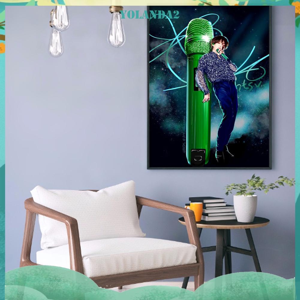 Bộ Tranh Đính Đá Đính Đá Tự Làm Hình Bé Trai Phong Cách Hàn Quốc