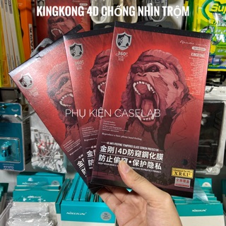 Kính Cường Lực KINGKONG 4D Chống Nhìn Trộm Cho IPHONE