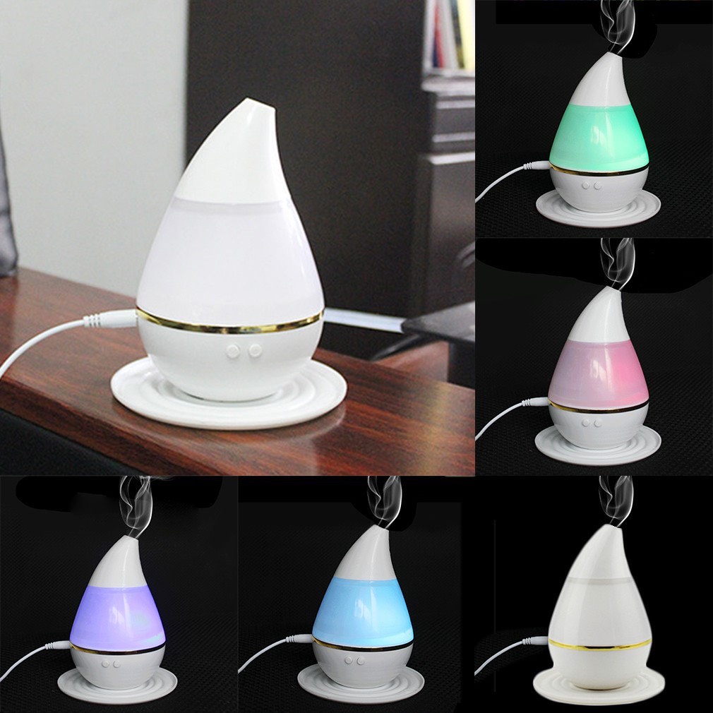 Máy Tạo Độ Ẩm Xông Xông Tinh Dầu Mini Hình Giọt Nước.