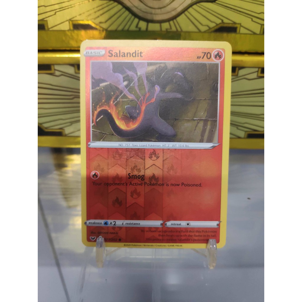 [ Dưa Hấu Yugioh ] Lá bài thẻ bài Pokemon Salandit
