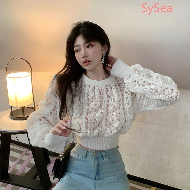 Áo Dệt Kim Thời Trang Retro Quyến Rũ Cho Nữ