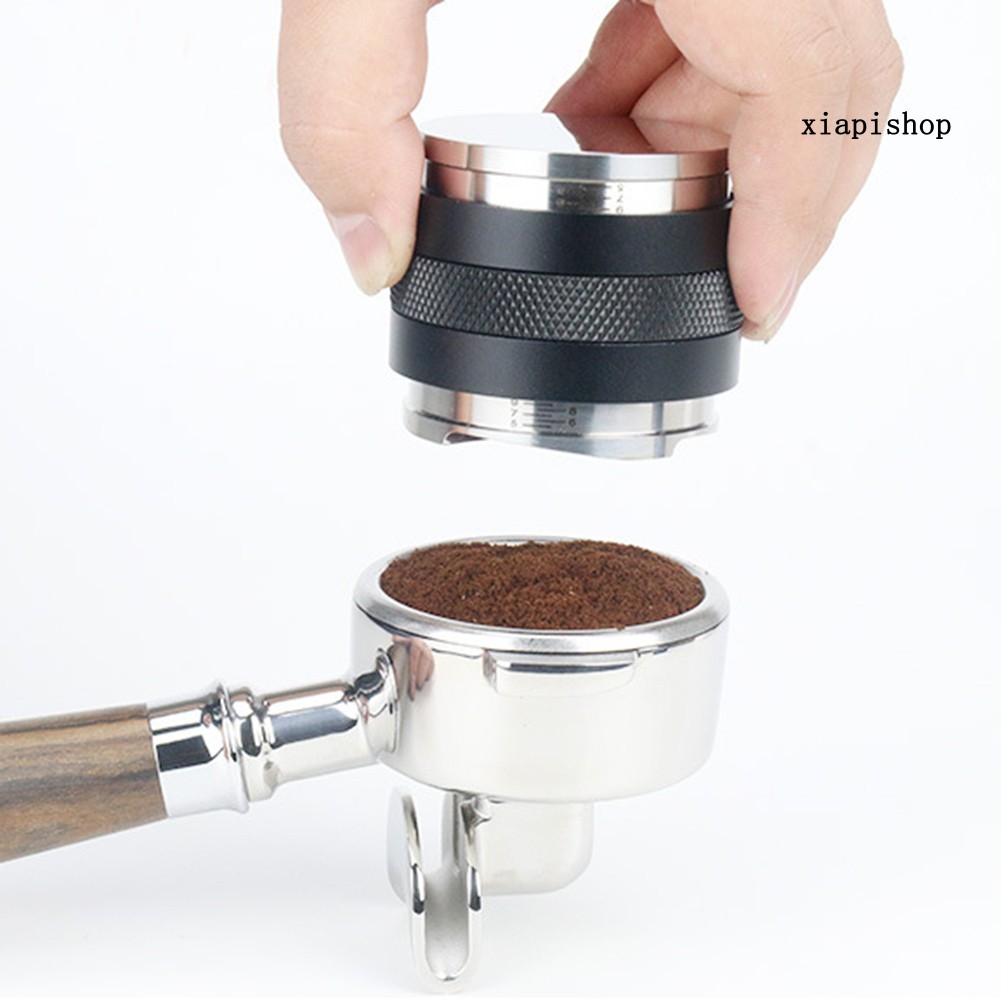 Dụng cụ nhà bếp 51/53/58mm Double-head 4-Leaf Intelligent Coffee Distributor Leveler Tamper