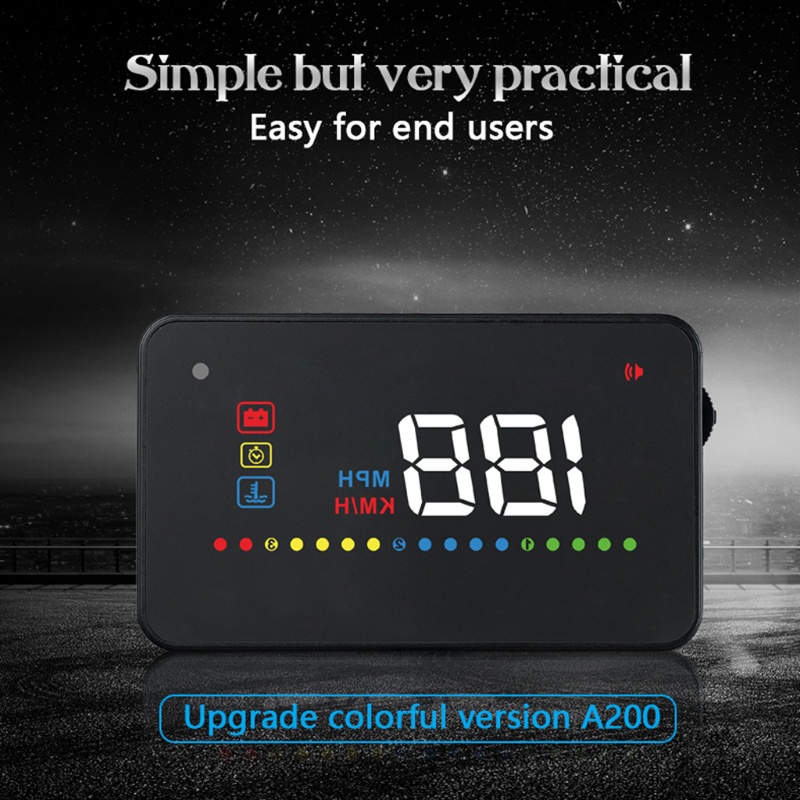 Máy Chiếu Cảnh Báo Tốc Độ HUD OBD Tốc Độ Thông Dụng