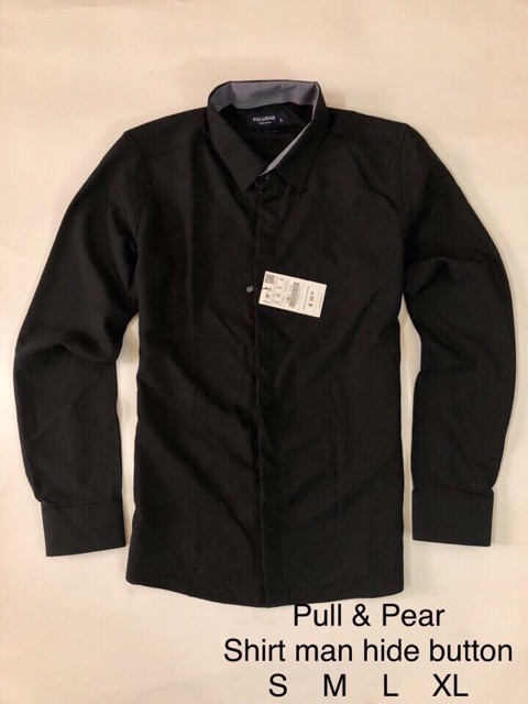 Áo Sơmi Nam Lụa Trơn Tay Dài Dấu Nút | BigBuy360 - bigbuy360.vn