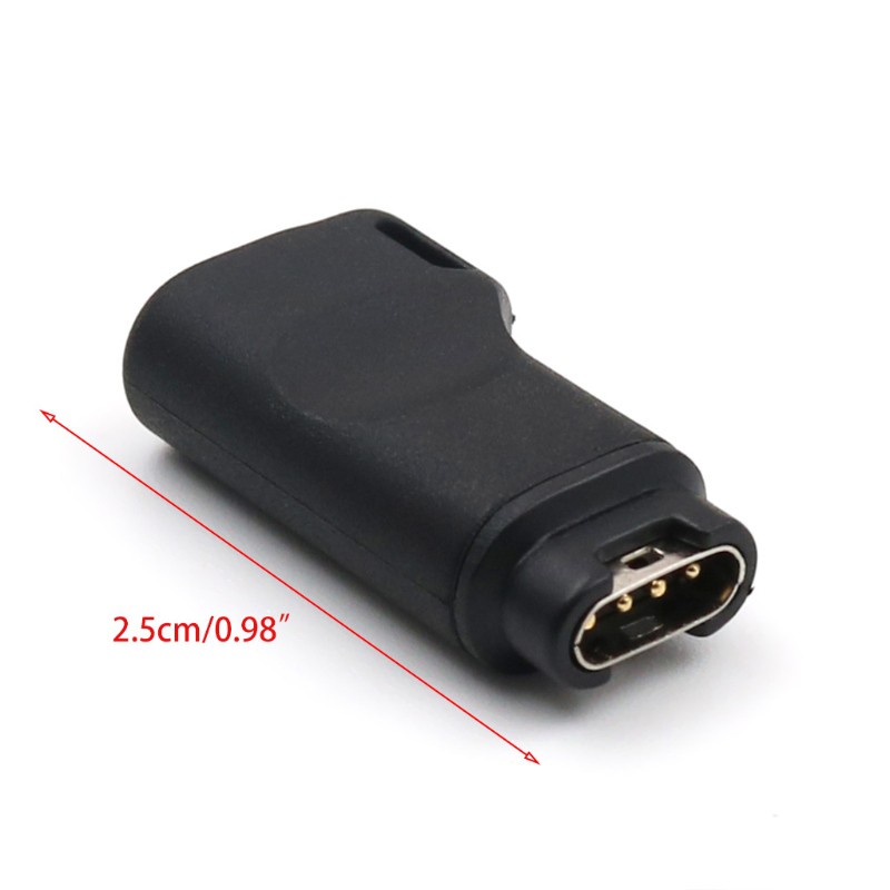 KOK USB 3.1 Type C Female to 4pin Charge Converter Adapter for -Garmin Approach S40/S60/X10/S10 Venu Fenix 6/6X PRO Solar