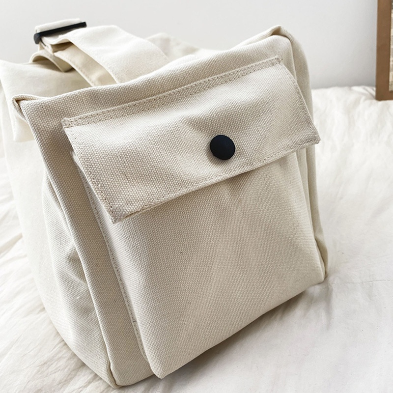 Túi Xách Canvas Ngăn Chứa Rộng Thời Trang Cho Nữ