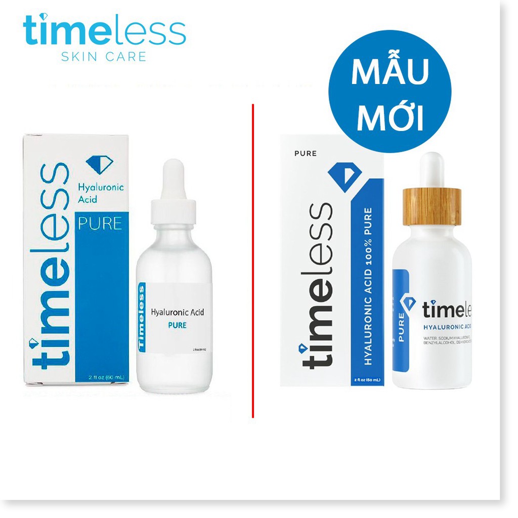 [Mã chiết khấu giảm giá mỹ phẩm chính hãng] Serum Cấp Nước Timeless Hyaluronic Acid - PURE