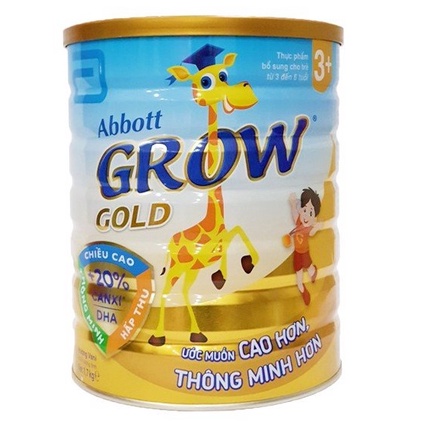 Sữa bột Abbott Grow gold step 3+ 1kg7 (1700g) mẫu mới