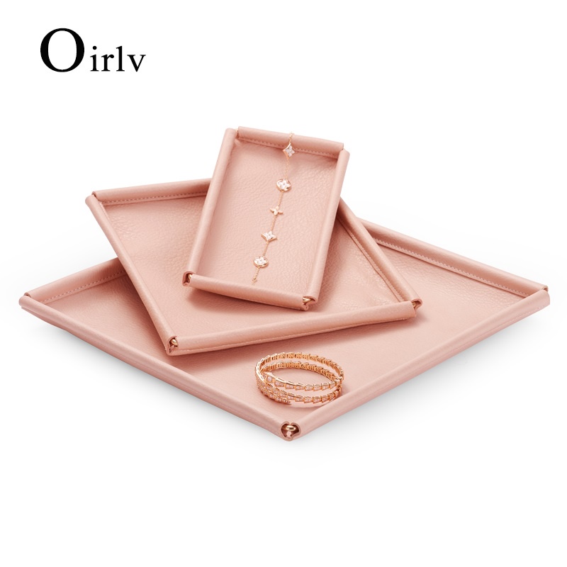 Khay Trưng Bày Trang Sức / Đồng Hồ / Nhẫn / Trang Sức Bằng Da P116