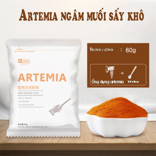 Artemia ngâm muối sấy khô