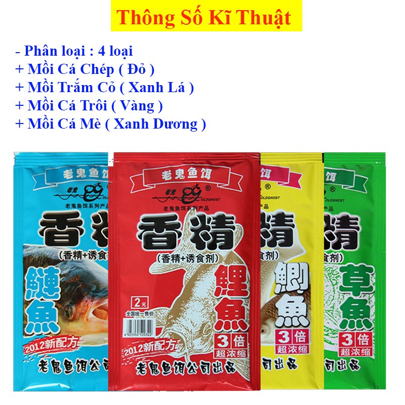 Mồi Phối Câu Bả Mè,Mồi câu cá tổng hợp,Chuyên dùng câu trắm , trôi, chép, mè siêu nhậy MCM-65