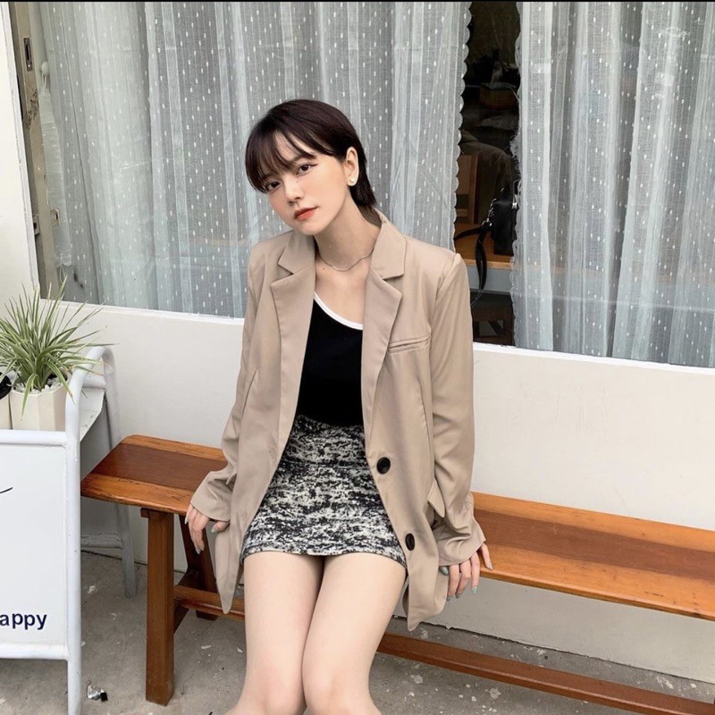 Oat Blazer (Khoác Màu be) | BigBuy360 - bigbuy360.vn