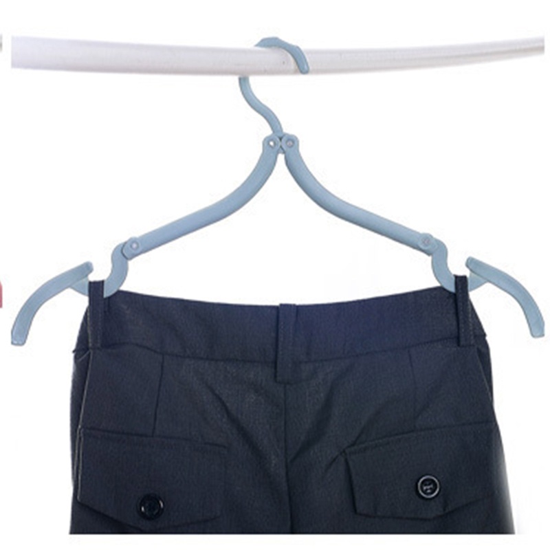 Móc Treo Quần Áo Bằng Nhựa Có Thể Gấp Lại Tiện Dụng