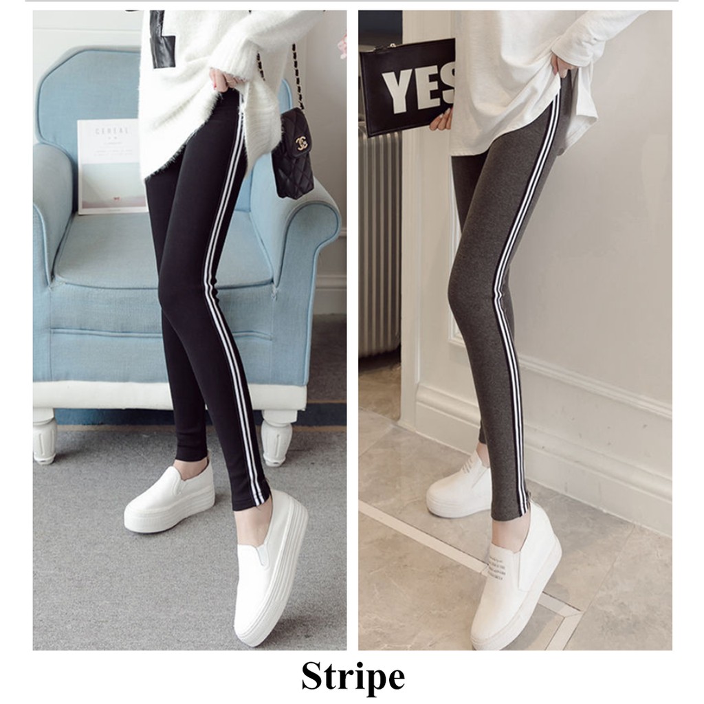 Quần legging cotton cạp cao siêu co giãn mềm mịn